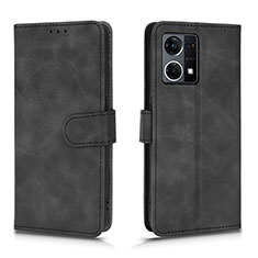 Handytasche Stand Schutzhülle Flip Leder Hülle L01Z für Oppo F21 Pro 4G Schwarz