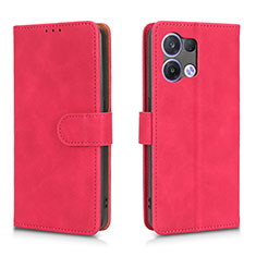 Handytasche Stand Schutzhülle Flip Leder Hülle L01Z für Oppo Reno9 Pro 5G Pink