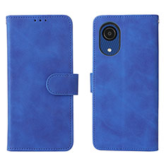 Handytasche Stand Schutzhülle Flip Leder Hülle L01Z für Samsung Galaxy A03 Core Blau