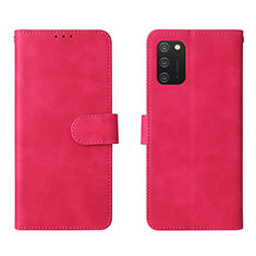 Handytasche Stand Schutzhülle Flip Leder Hülle L01Z für Samsung Galaxy A03s Pink