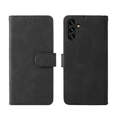 Handytasche Stand Schutzhülle Flip Leder Hülle L01Z für Samsung Galaxy A04s Schwarz