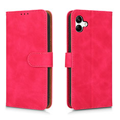 Handytasche Stand Schutzhülle Flip Leder Hülle L01Z für Samsung Galaxy A05 Pink