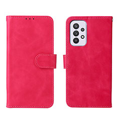 Handytasche Stand Schutzhülle Flip Leder Hülle L01Z für Samsung Galaxy A33 5G Pink