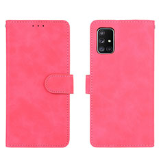 Handytasche Stand Schutzhülle Flip Leder Hülle L01Z für Samsung Galaxy A51 5G Pink