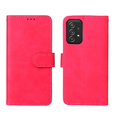 Handytasche Stand Schutzhülle Flip Leder Hülle L01Z für Samsung Galaxy A52s 5G Pink