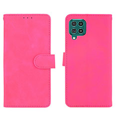 Handytasche Stand Schutzhülle Flip Leder Hülle L01Z für Samsung Galaxy F62 5G Pink