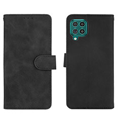 Handytasche Stand Schutzhülle Flip Leder Hülle L01Z für Samsung Galaxy F62 5G Schwarz