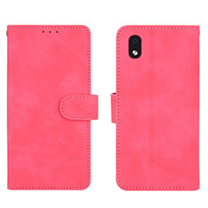 Handytasche Stand Schutzhülle Flip Leder Hülle L01Z für Samsung Galaxy M01 Core Pink