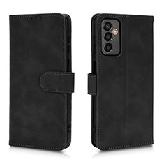 Handytasche Stand Schutzhülle Flip Leder Hülle L01Z für Samsung Galaxy M13 4G Schwarz