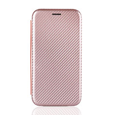 Handytasche Stand Schutzhülle Flip Leder Hülle L01Z für Samsung Galaxy M31 Rosegold