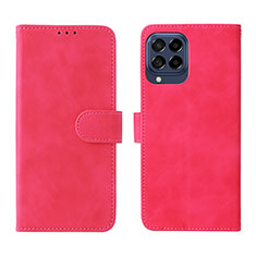 Handytasche Stand Schutzhülle Flip Leder Hülle L01Z für Samsung Galaxy M53 5G Pink