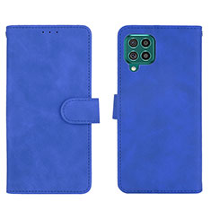 Handytasche Stand Schutzhülle Flip Leder Hülle L01Z für Samsung Galaxy M62 4G Blau