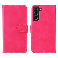 Handytasche Stand Schutzhülle Flip Leder Hülle L01Z für Samsung Galaxy S22 5G Pink