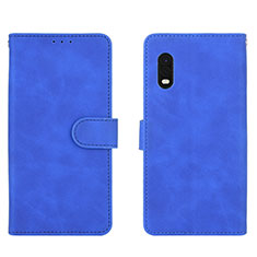 Handytasche Stand Schutzhülle Flip Leder Hülle L01Z für Samsung Galaxy XCover Pro Blau