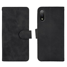 Handytasche Stand Schutzhülle Flip Leder Hülle L01Z für Sony Xperia Ace II SO-41B Schwarz