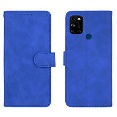 Handytasche Stand Schutzhülle Flip Leder Hülle L01Z für Wiko View5 Blau