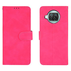 Handytasche Stand Schutzhülle Flip Leder Hülle L01Z für Xiaomi Mi 10i 5G Pink