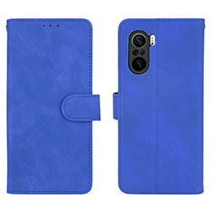 Handytasche Stand Schutzhülle Flip Leder Hülle L01Z für Xiaomi Mi 11i 5G Blau