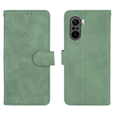 Handytasche Stand Schutzhülle Flip Leder Hülle L01Z für Xiaomi Mi 11i 5G Grün