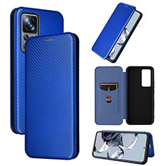 Handytasche Stand Schutzhülle Flip Leder Hülle L01Z für Xiaomi Mi 12T Pro 5G Blau