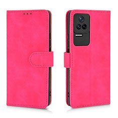 Handytasche Stand Schutzhülle Flip Leder Hülle L01Z für Xiaomi Poco F4 5G Pink