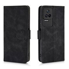 Handytasche Stand Schutzhülle Flip Leder Hülle L01Z für Xiaomi Poco F4 5G Schwarz