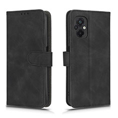 Handytasche Stand Schutzhülle Flip Leder Hülle L01Z für Xiaomi Poco M5 4G Schwarz