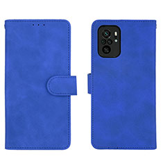 Handytasche Stand Schutzhülle Flip Leder Hülle L01Z für Xiaomi Poco M5S Blau