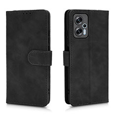 Handytasche Stand Schutzhülle Flip Leder Hülle L01Z für Xiaomi Poco X4 GT 5G Schwarz