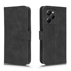 Handytasche Stand Schutzhülle Flip Leder Hülle L01Z für Xiaomi Poco X5 Pro 5G Schwarz