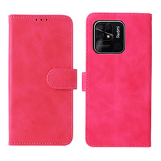 Handytasche Stand Schutzhülle Flip Leder Hülle L01Z für Xiaomi Redmi 10 India Pink