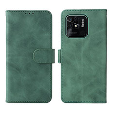 Handytasche Stand Schutzhülle Flip Leder Hülle L01Z für Xiaomi Redmi 10 Power Grün