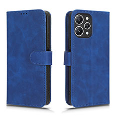 Handytasche Stand Schutzhülle Flip Leder Hülle L01Z für Xiaomi Redmi 12 4G Blau