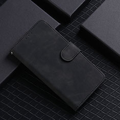 Handytasche Stand Schutzhülle Flip Leder Hülle L01Z für Xiaomi Redmi 9 Prime India Schwarz