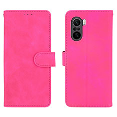 Handytasche Stand Schutzhülle Flip Leder Hülle L01Z für Xiaomi Redmi K40 Pro+ Plus 5G Pink