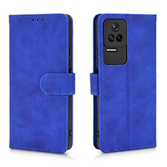 Handytasche Stand Schutzhülle Flip Leder Hülle L01Z für Xiaomi Redmi K40S 5G Blau