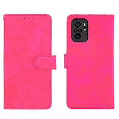 Handytasche Stand Schutzhülle Flip Leder Hülle L01Z für Xiaomi Redmi Note 10 4G Pink