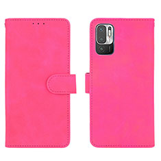 Handytasche Stand Schutzhülle Flip Leder Hülle L01Z für Xiaomi Redmi Note 10 5G Pink