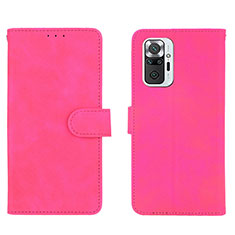 Handytasche Stand Schutzhülle Flip Leder Hülle L01Z für Xiaomi Redmi Note 10 Pro 4G Pink