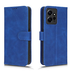 Handytasche Stand Schutzhülle Flip Leder Hülle L01Z für Xiaomi Redmi Note 12 4G Blau