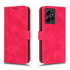 Handytasche Stand Schutzhülle Flip Leder Hülle L01Z für Xiaomi Redmi Note 12 4G Pink