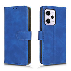 Handytasche Stand Schutzhülle Flip Leder Hülle L01Z für Xiaomi Redmi Note 12 Pro 5G Blau