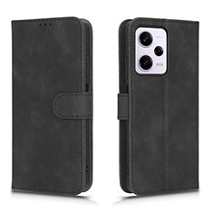 Handytasche Stand Schutzhülle Flip Leder Hülle L01Z für Xiaomi Redmi Note 12 Pro 5G Schwarz