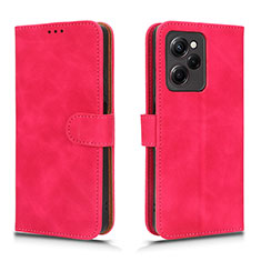 Handytasche Stand Schutzhülle Flip Leder Hülle L01Z für Xiaomi Redmi Note 12 Pro Speed 5G Pink