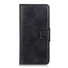 Handytasche Stand Schutzhülle Flip Leder Hülle L02 für Apple iPhone 12 Pro Schwarz