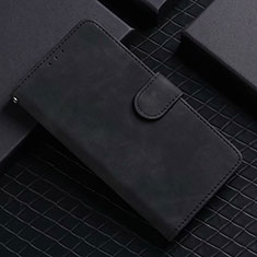 Handytasche Stand Schutzhülle Flip Leder Hülle L02 für Google Pixel 5 Schwarz