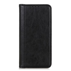 Handytasche Stand Schutzhülle Flip Leder Hülle L02 für Oppo A53s Schwarz