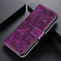 Handytasche Stand Schutzhülle Flip Leder Hülle L02 für Realme 7 Pro Violett