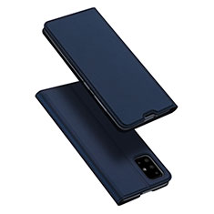 Handytasche Stand Schutzhülle Flip Leder Hülle L02 für Samsung Galaxy A51 5G Blau