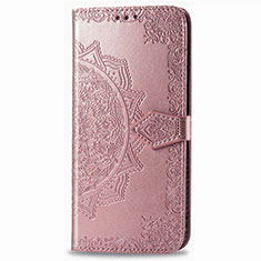 Handytasche Stand Schutzhülle Flip Leder Hülle L02 für Samsung Galaxy XCover Pro Rosegold